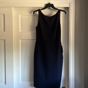 Vince Camuto Bow Back Scuba Crepe Sheath Dress